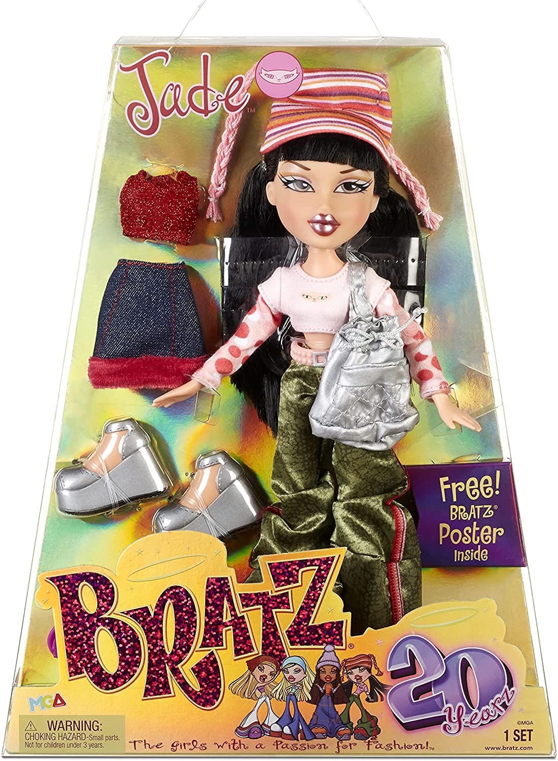 Bratz 20 Yearz Специальное издание Оригинальная модная кукла Jade/ кукла  братц - купить с доставкой по выгодным ценам в интернет-магазине OZON  (874592208)