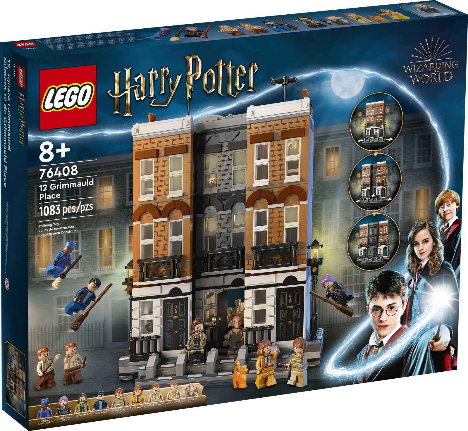 Конструктор LEGO 76408 Harry Potter - Улица Гриммо-Плейс, 12 - купить с  доставкой по выгодным ценам в интернет-магазине OZON (1256119254)