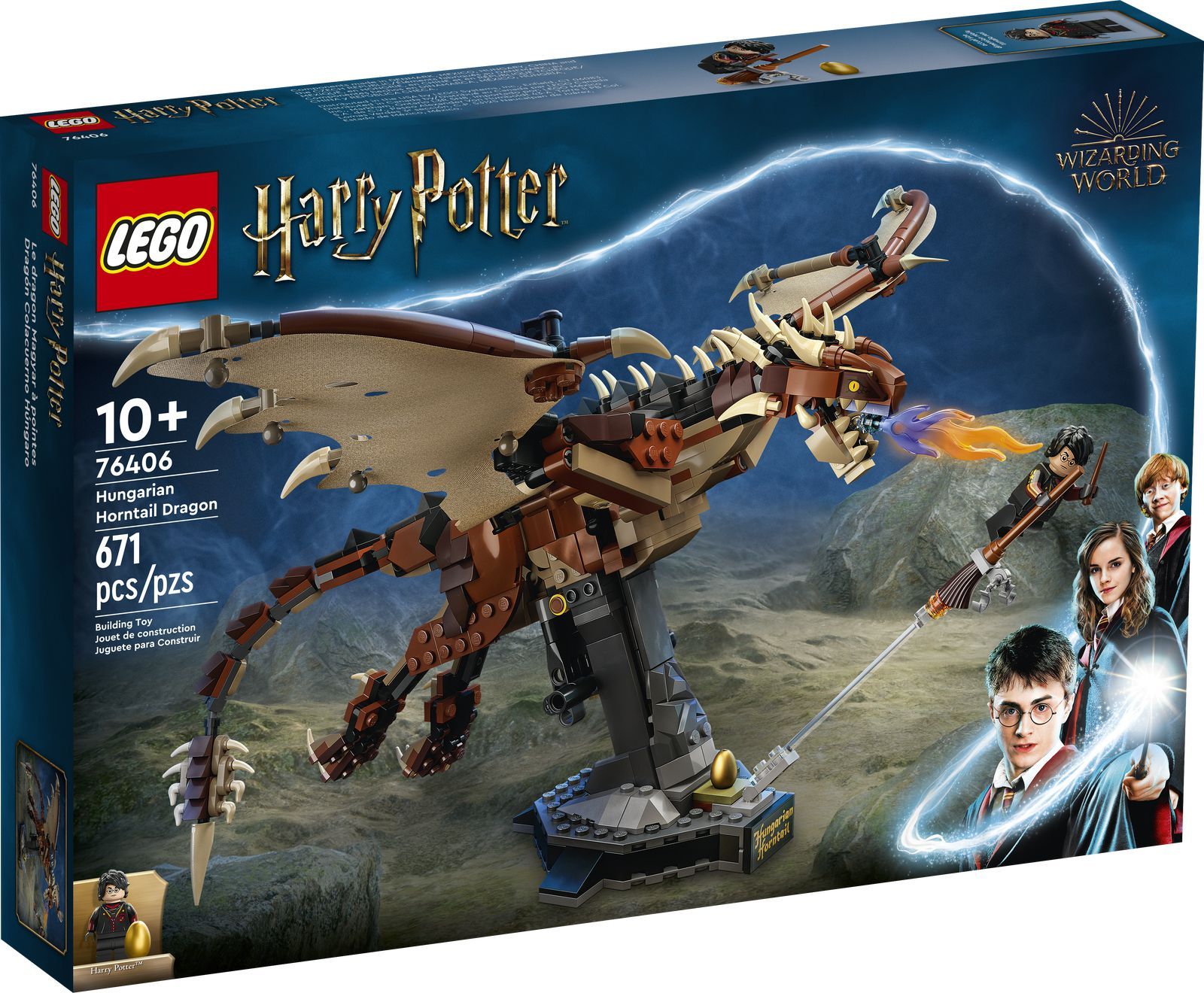 Конструктор Lego 76406 Harry Potter - Венгерский рогохвостый дракон -  купить с доставкой по выгодным ценам в интернет-магазине OZON (1257679994)