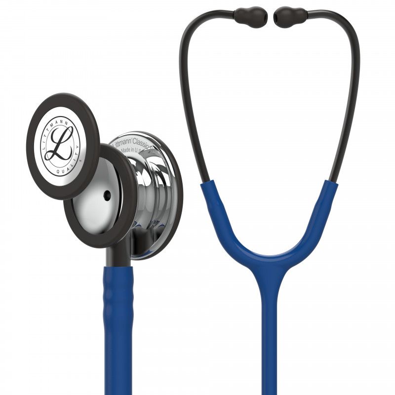 Стетоскоп Littmann Classic III Тёмно-синий с зеркальным колоколом, 69 см, 5863