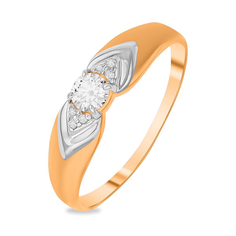 Кольцо ИФ, 16,5 золото 375 пр. фианит. Золотое кольцо 750 пробы. Кольцо с празиолитом в золоте. Gold Ring on Palm.