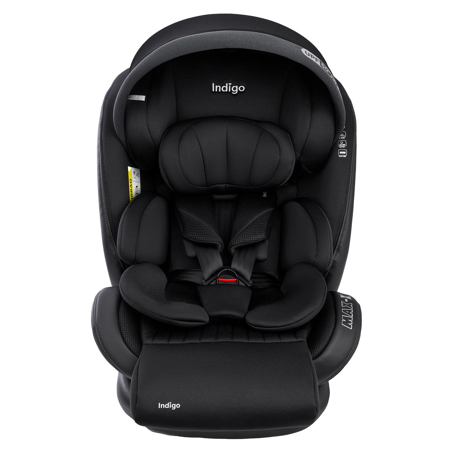 Автокресло INDIGO MAX-X ISOFIX чёрный - купить с доставкой по выгодным  ценам в интернет-магазине OZON (777038453)