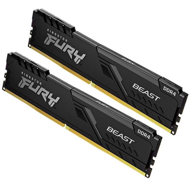 Kingston beast ddr4. Kingston fury beast black rgb.
