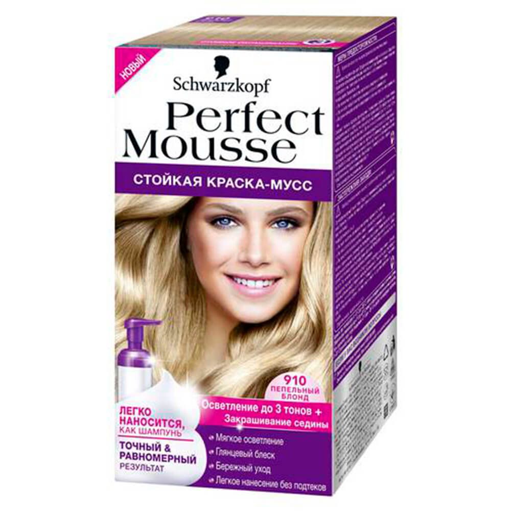 Schwarzkopf Mousse цвет 910