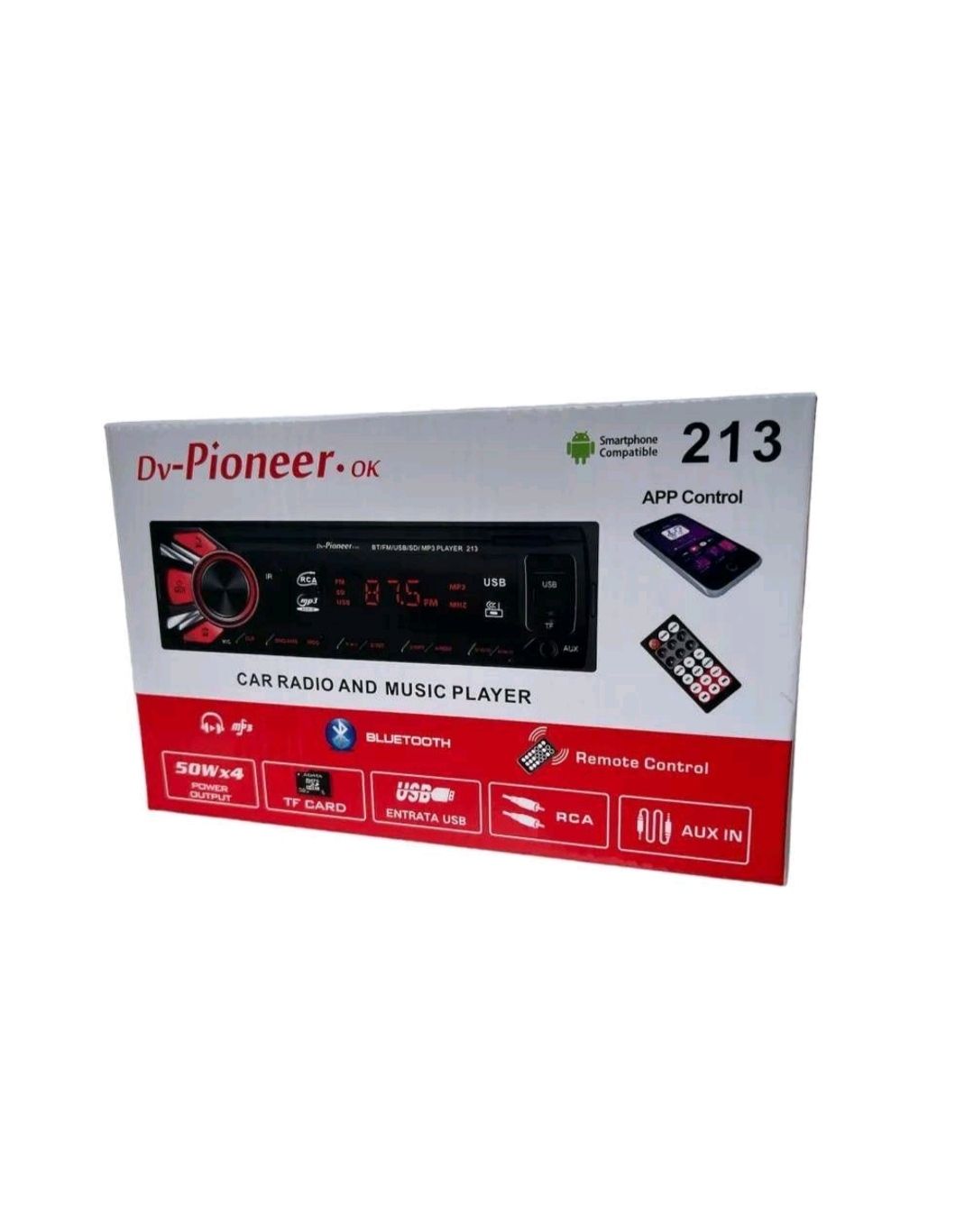Автомагнитола/МагнитолаПионер213(Bluetooth/USB/AUX/FM)/DV-Pioneer.ok213