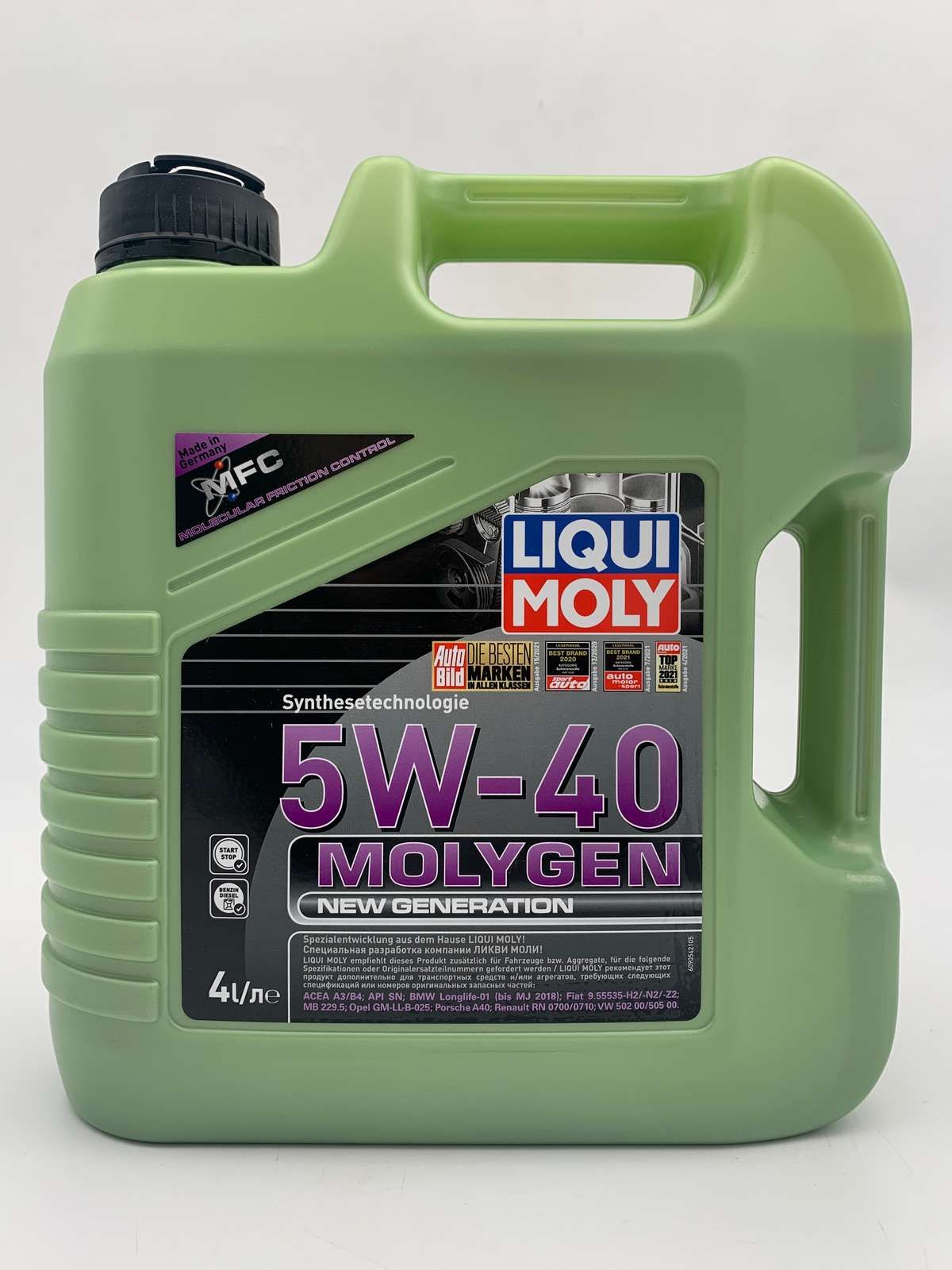 Liqui moly 5w 40 molygen new