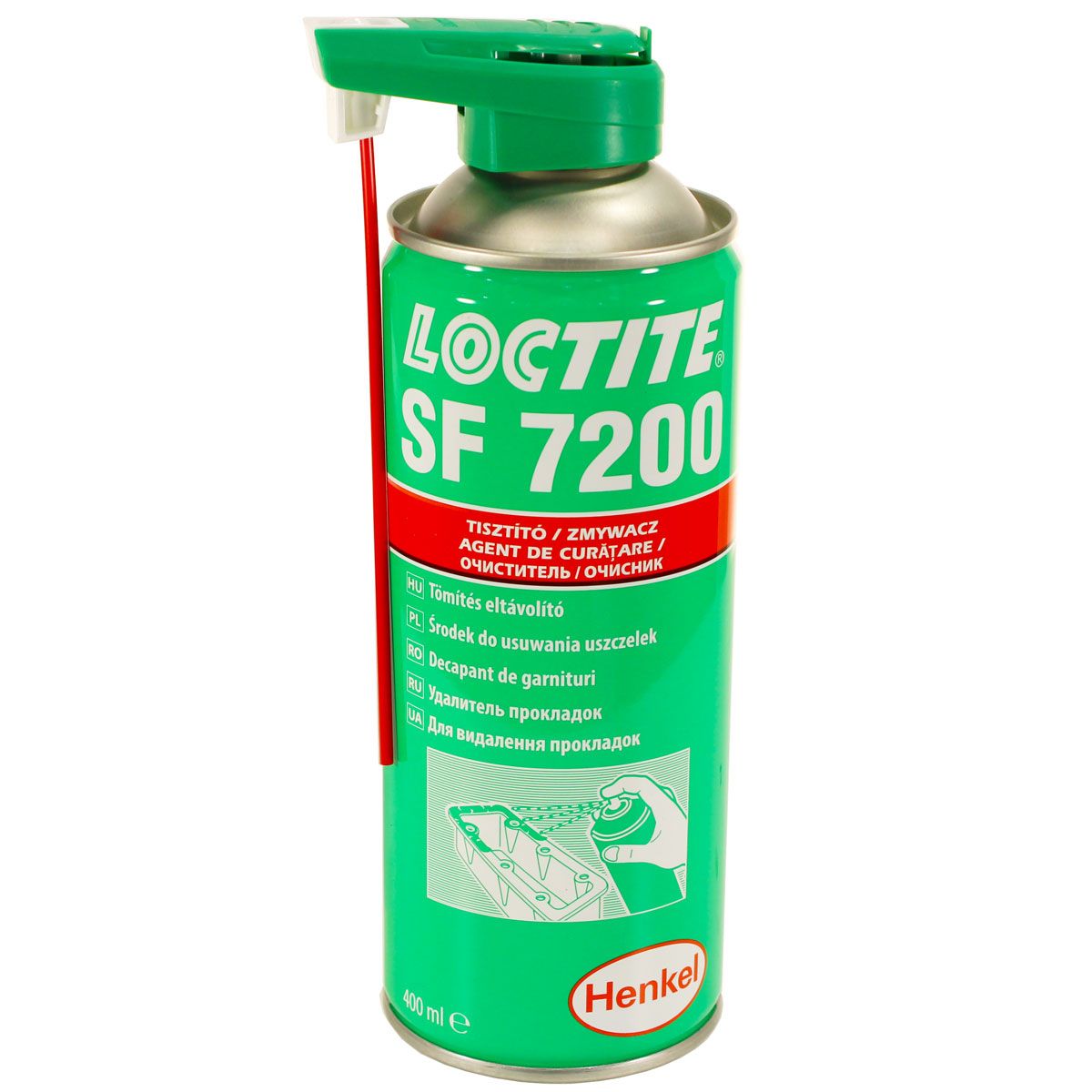 Очиститель спрей LOCTITE SF 7200 для удаления клея, герметика, нагара,  400 мл.