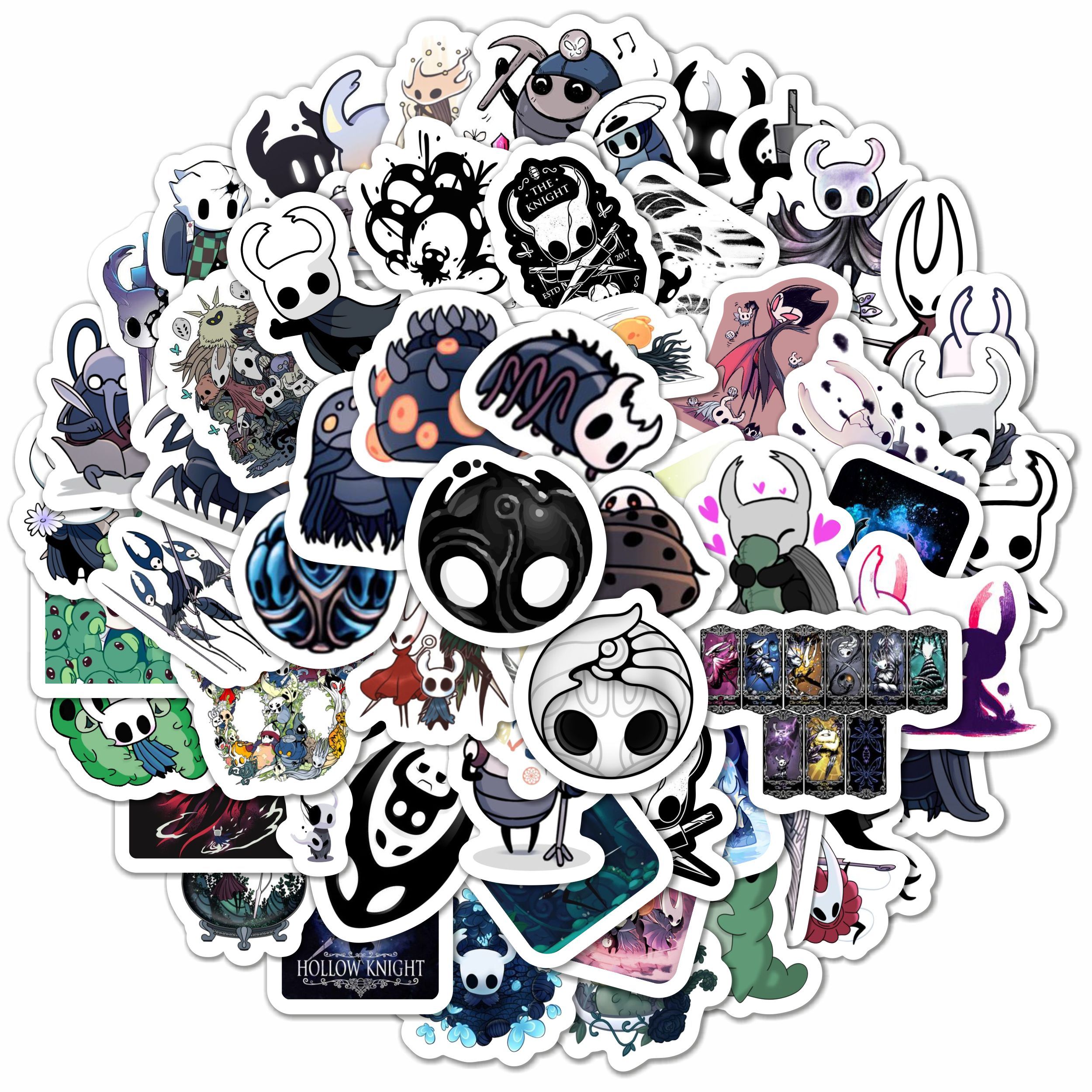 Наборнаклеек"HollowKnight",9л60шт