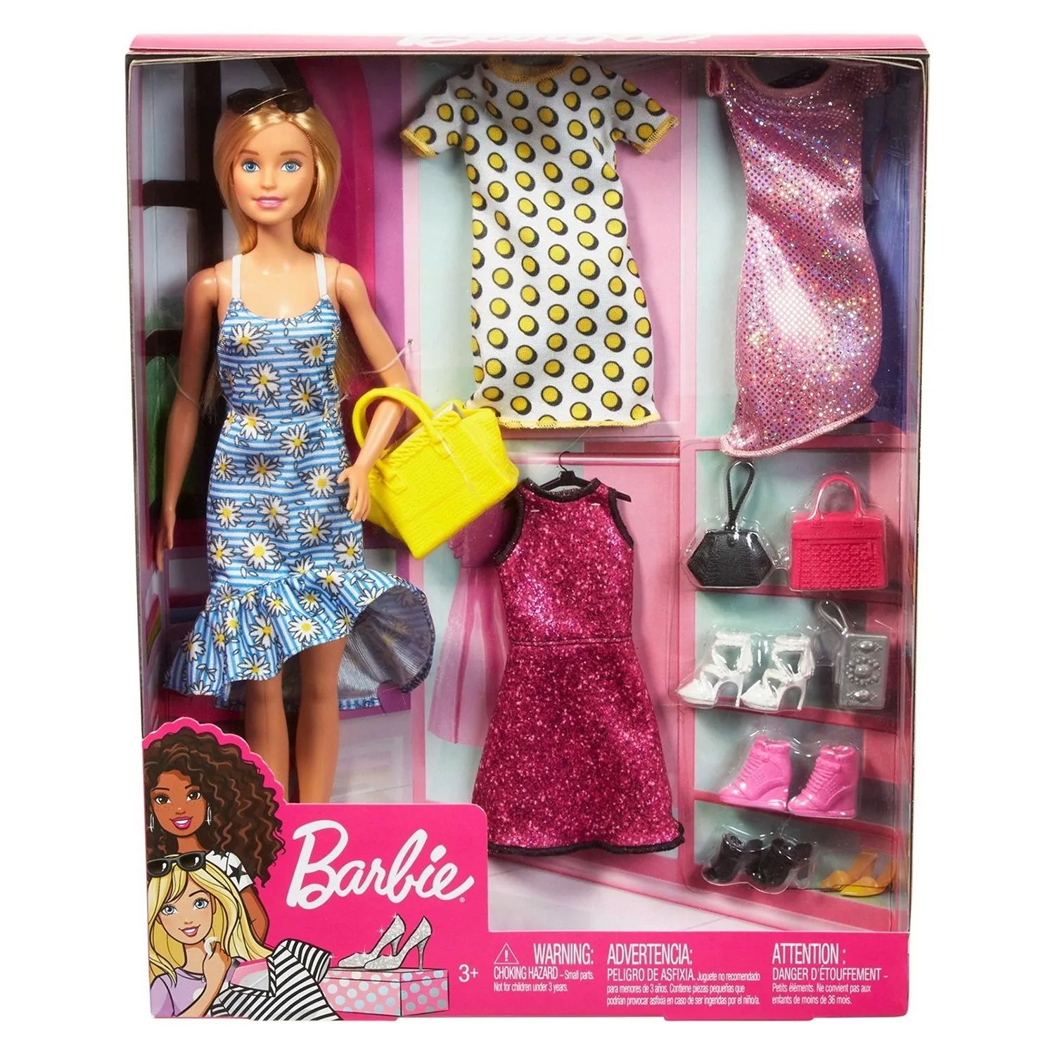 Кукла Barbie мода, с аксессуарами, gdj40