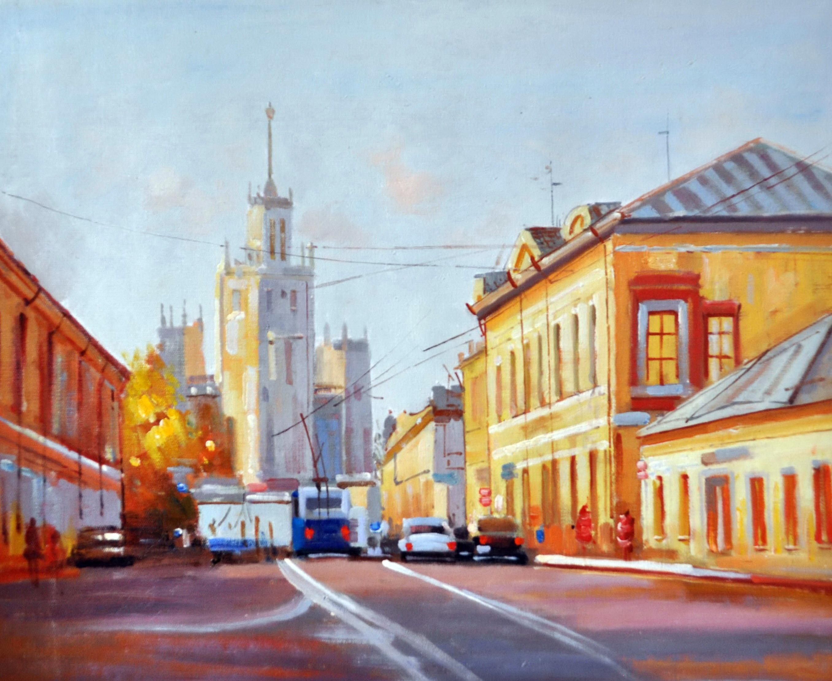 городской пейзаж в москве