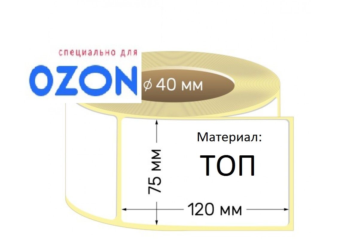Размер этикетки озон fbs
