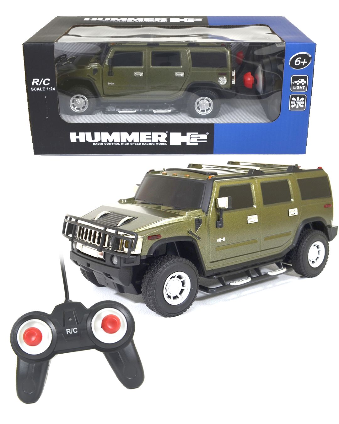 Радиоуправляемая машина MZ Hummer масштаб 1:24 MZ-27020 хаки (зеленый),  внедорожник ру/ Подарок мальчику/ Джип на радиоуправлении - купить с  доставкой по выгодным ценам в интернет-магазине OZON (835970382)