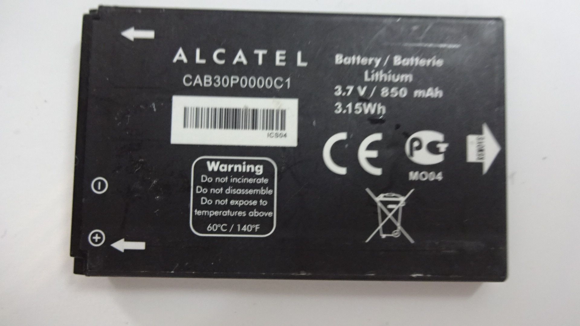 Аккумуляторная батарея MyPads 850mAh CAB30P0000C1 для телефона Alcatel One  Touch 800/802/808 - купить с доставкой по выгодным ценам в  интернет-магазине OZON (398862788)