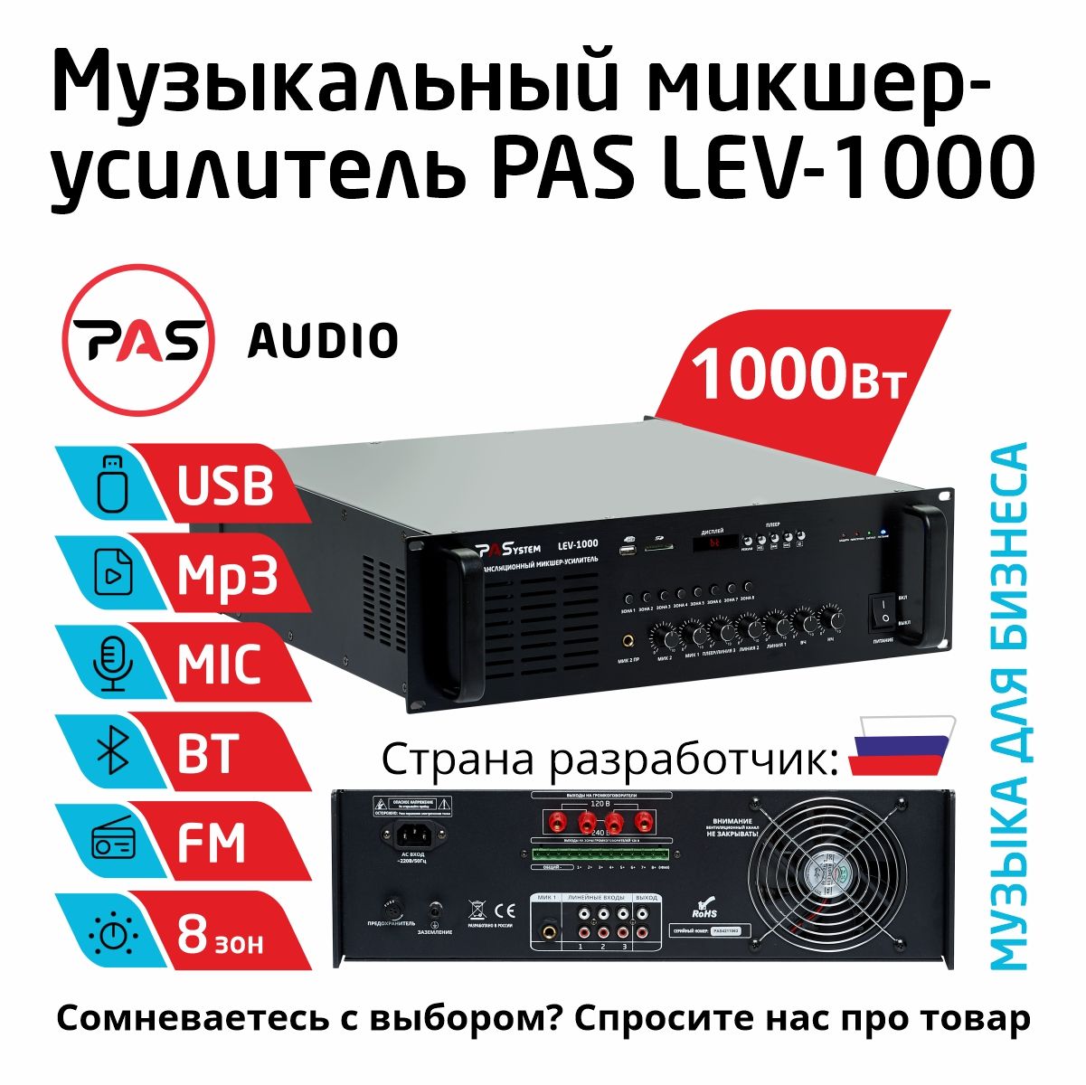 Pasystem lev 250