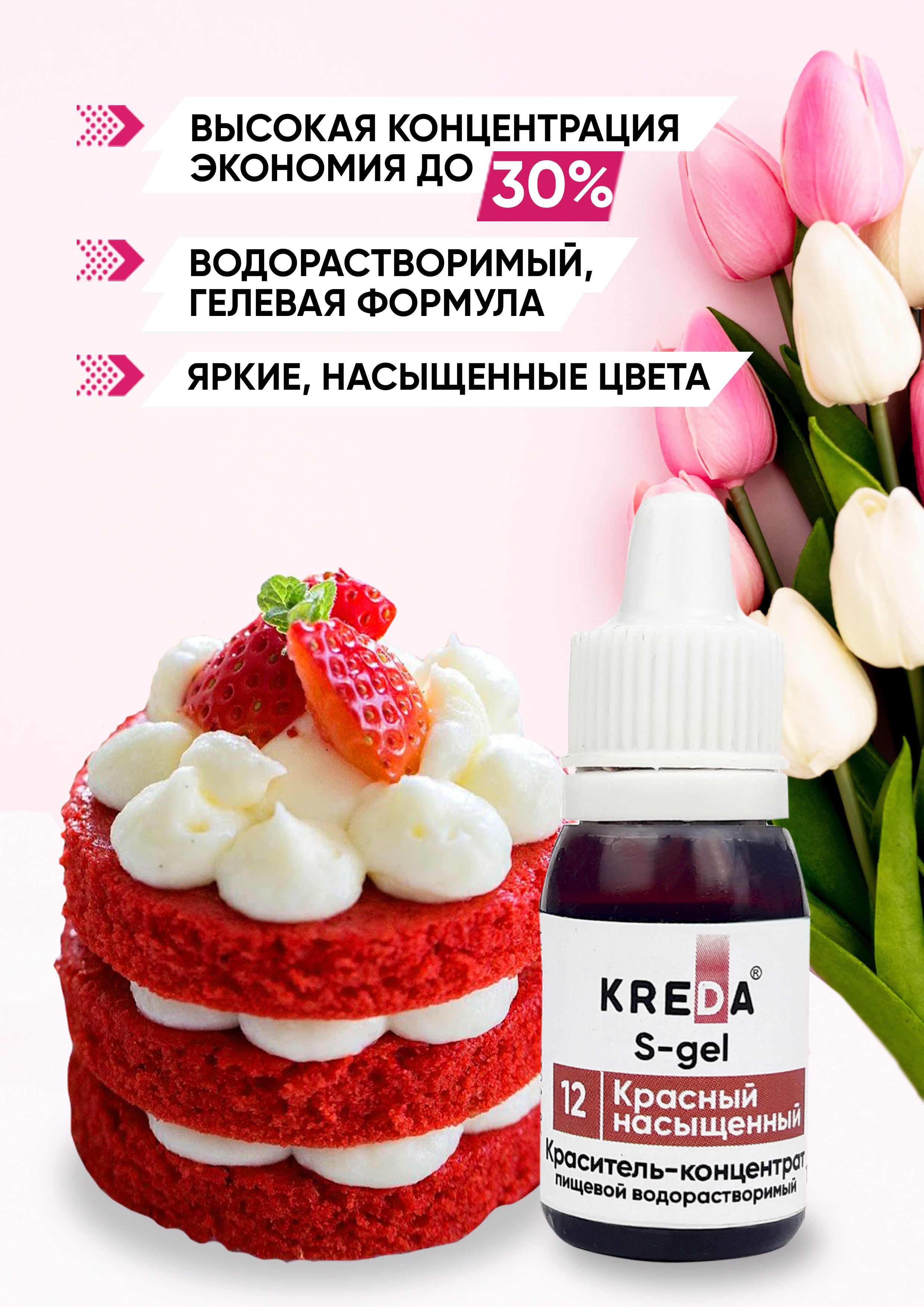 Красный пищевой краситель. S-Gel 09 красный тюльпан, концентрат универс. Для окраш. (. Опция красный гель. Ortho Joint Gel красный.