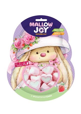 Маршмеллоу Mallow Joy зайка ми в фигурном пакете, 50г - 8 шт.