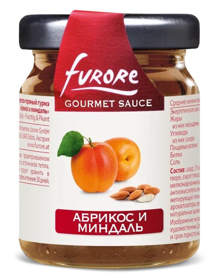 Соусфруктово-пряныйгурмэ"Furore"абрикос-миндаль,60г,Австрия