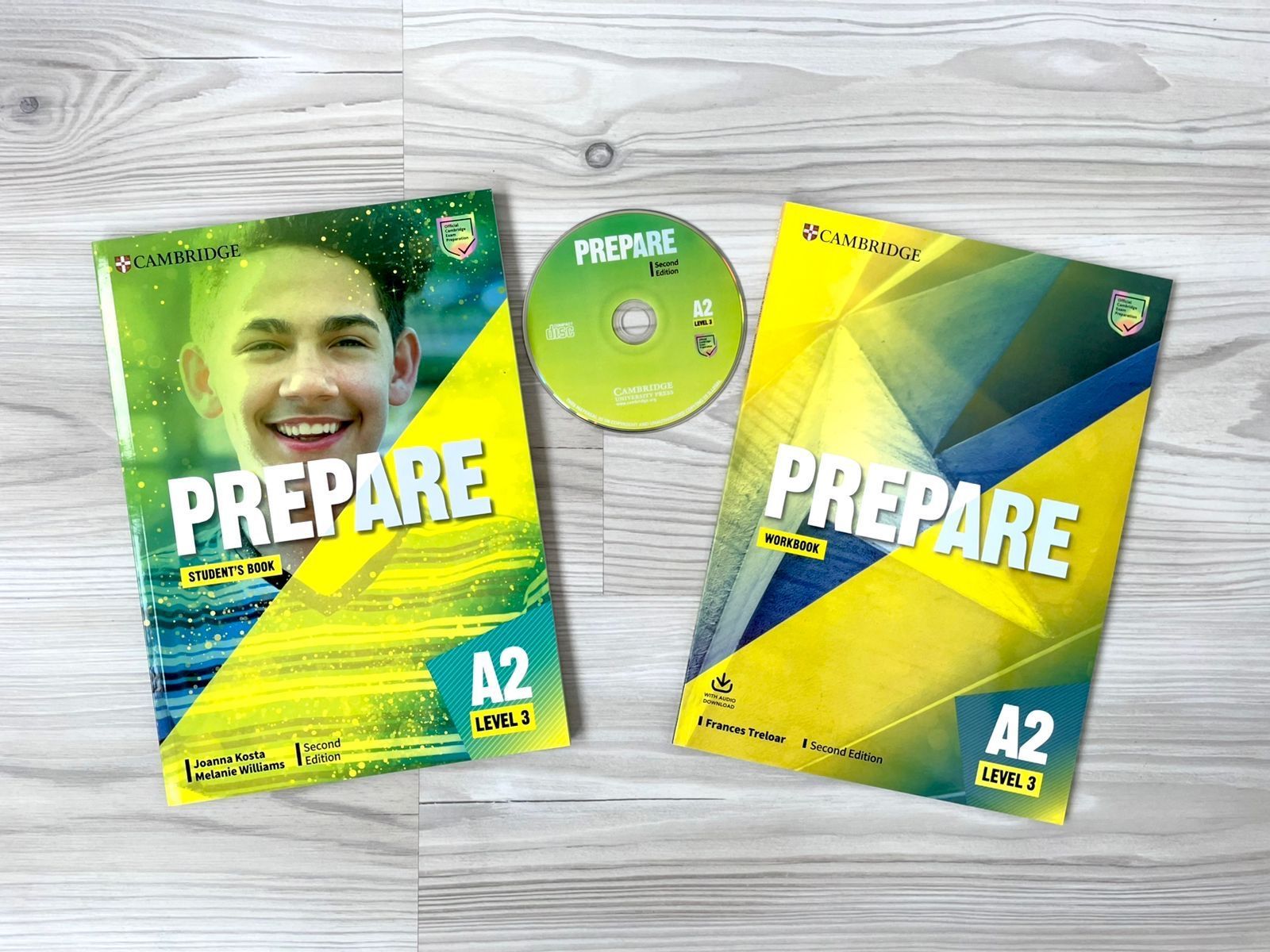 Prepare 3. Level 3 A2 :Комплект-Учебник+Рабочая Тетрадь+Диск