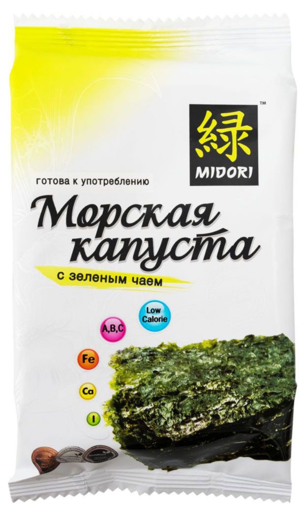 Морская капуста midori жареная