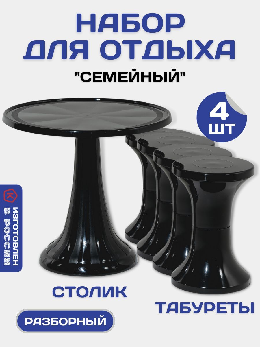 Табурет Садовый Пластик – купить в интернет-магазине OZON по низкой цене