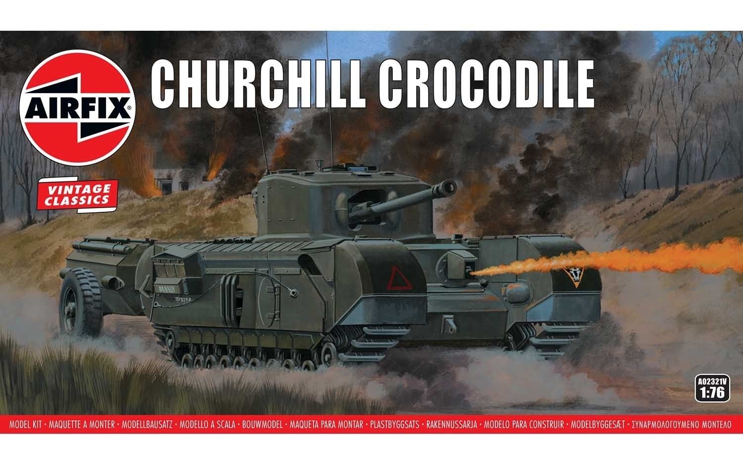 Airfix A02321V Сборная модель танка Churchill Crocodile