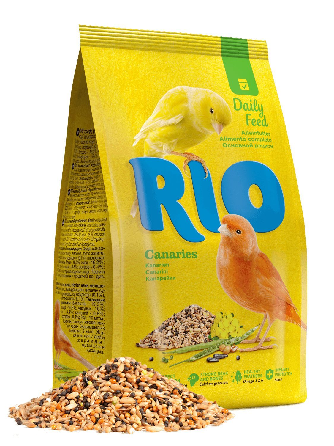 Корм для канареек. Основной рацион RIO (РИО) 500 г.