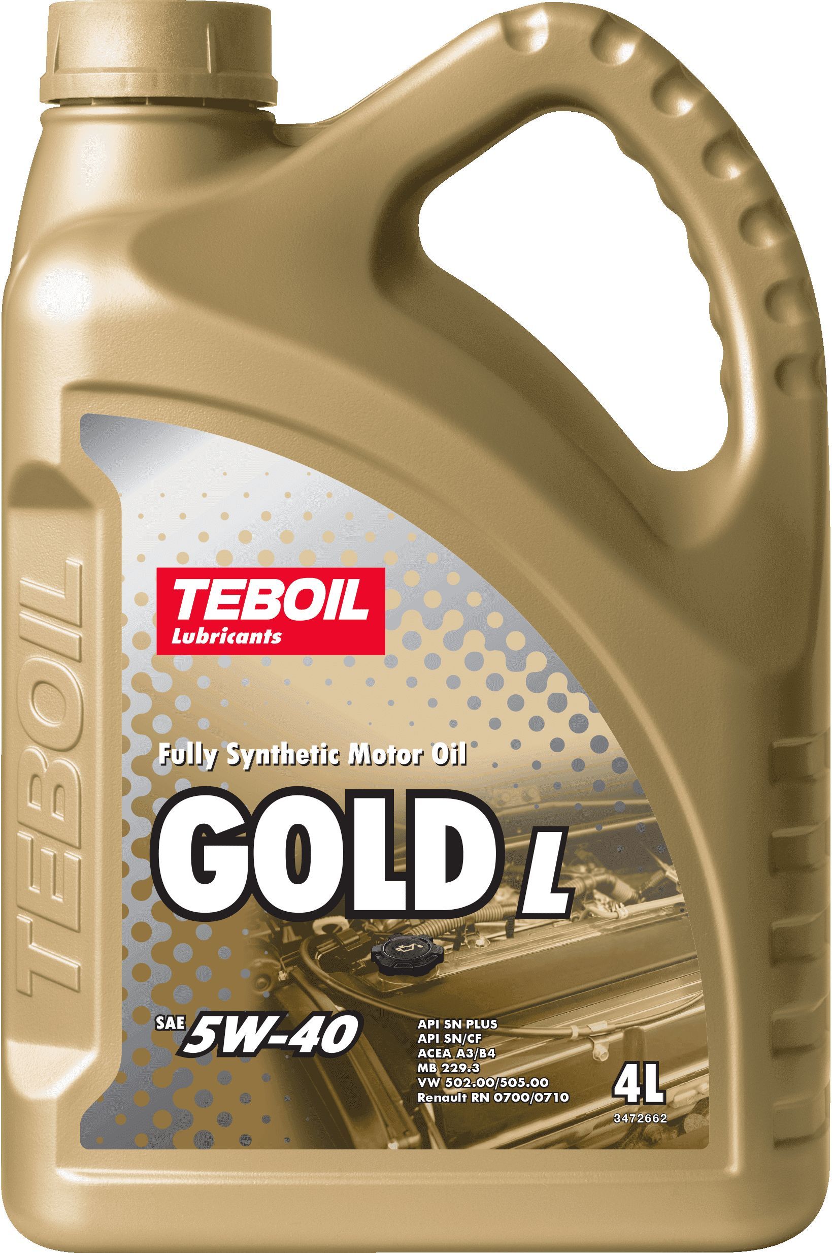 TEBOILGOLDL5W-40Масломоторное,Синтетическое,4л