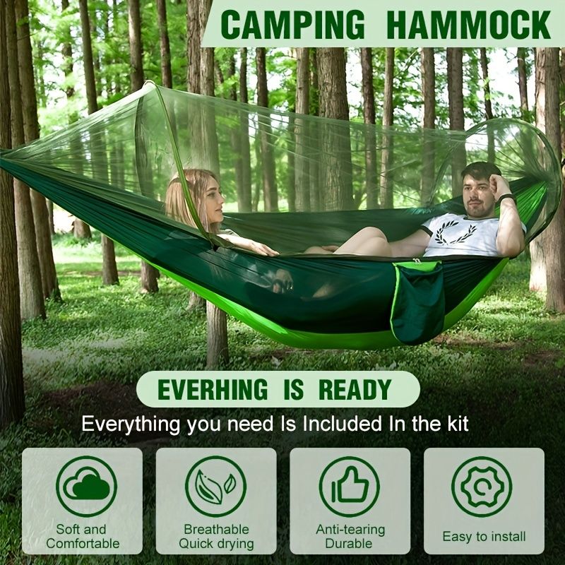 Антимоскитный гамак xiaomi outdoor anti mosquito hammock single blue