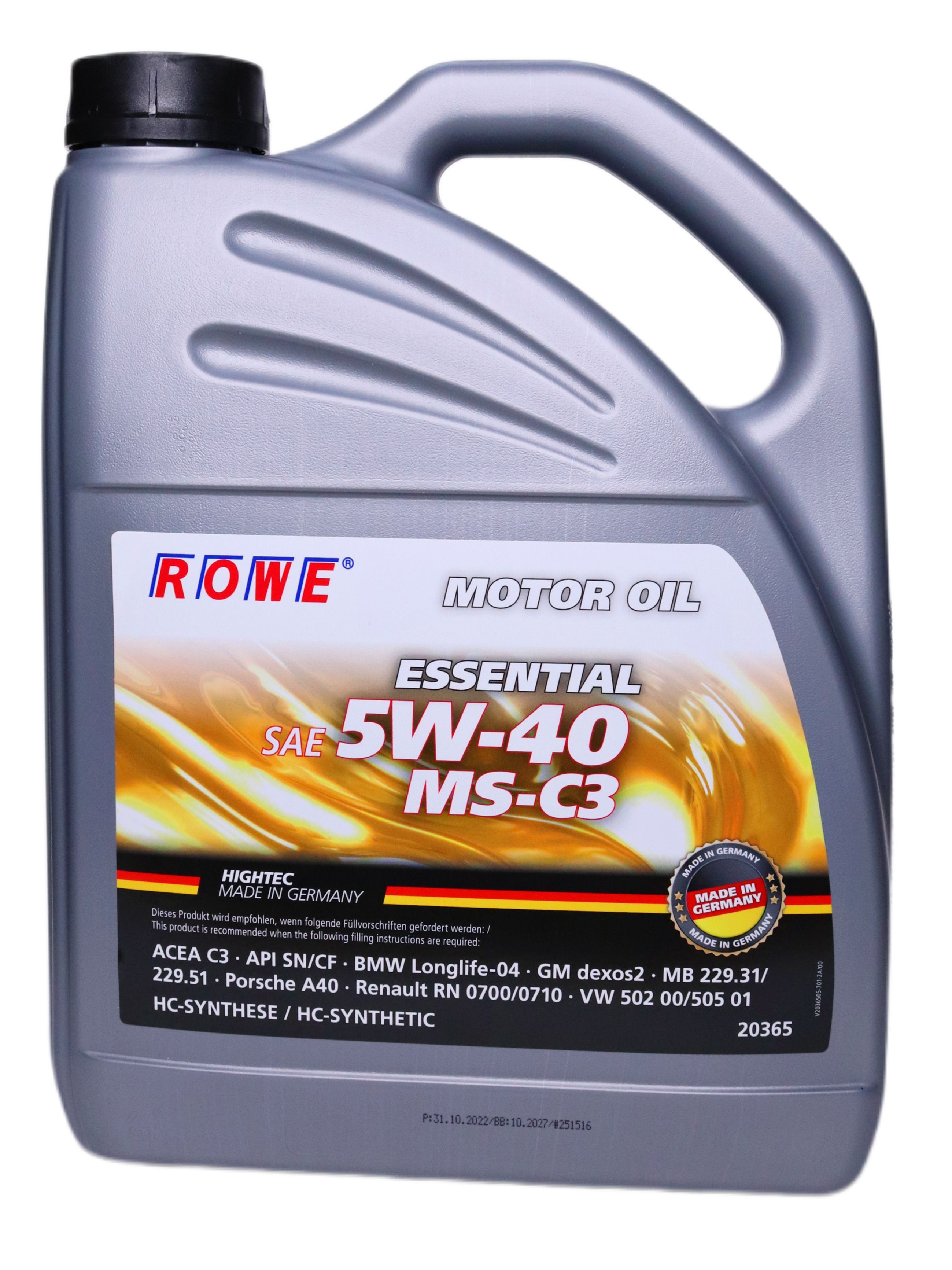 Rove масло. Rowe Essential 5w40. Rowе моторное 5w30. Rowe 5w40 Synt RSI. Моторное масло Rowe 10w 40.