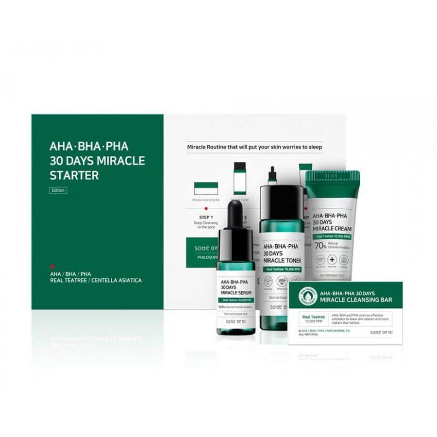 Набор для кожи SOME BY MI AHA-BHA-PHA 30 DAYS MIRACLE STARTER KIT (4components)