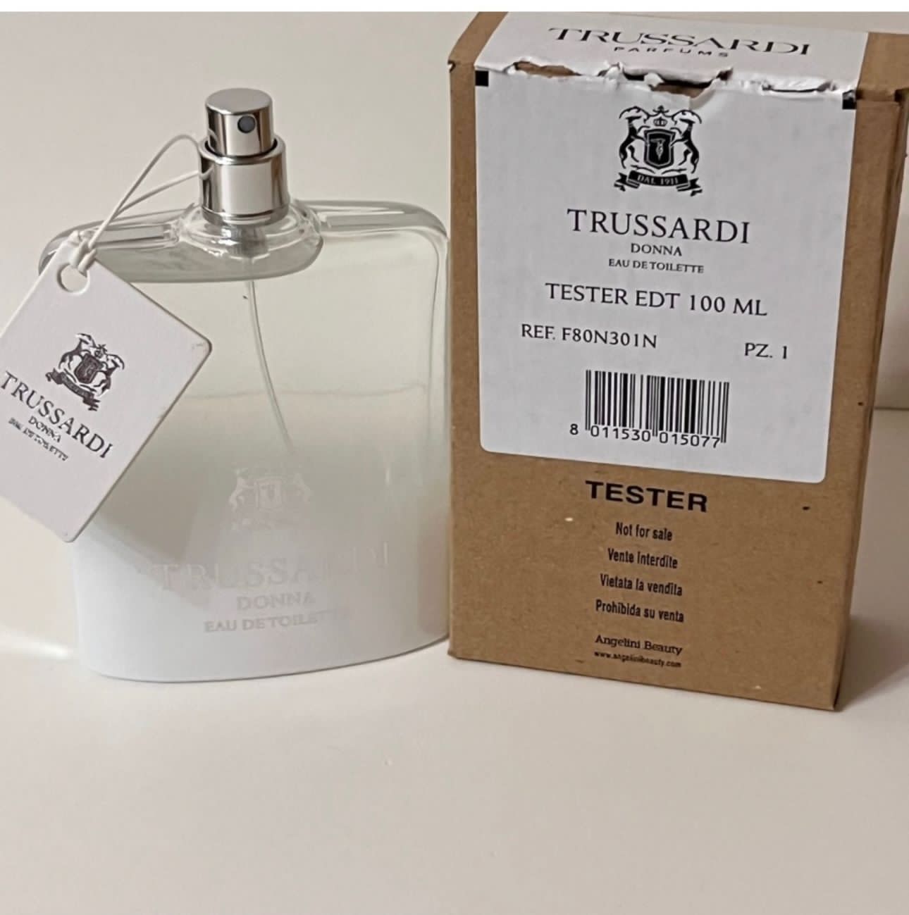 Trussardi Donna Eau de Toilette тестер. Trussardi Donna Eau.