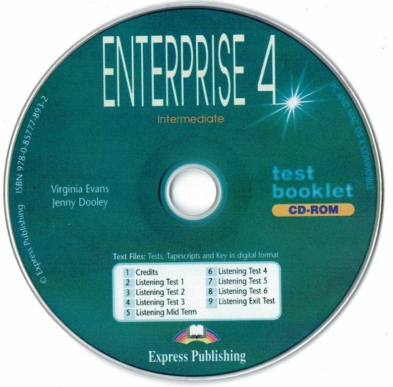 Enterprise 4 Test Booklet CD-ROM Аудио CD к тестовым заданиям | Evans V.