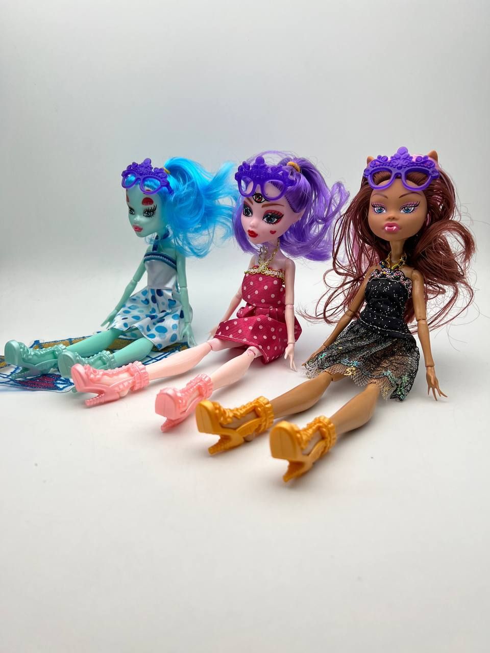 Набор из 3-х кукол Монстр Хай / Monster High - купить с доставкой по  выгодным ценам в интернет-магазине OZON (1119835926)