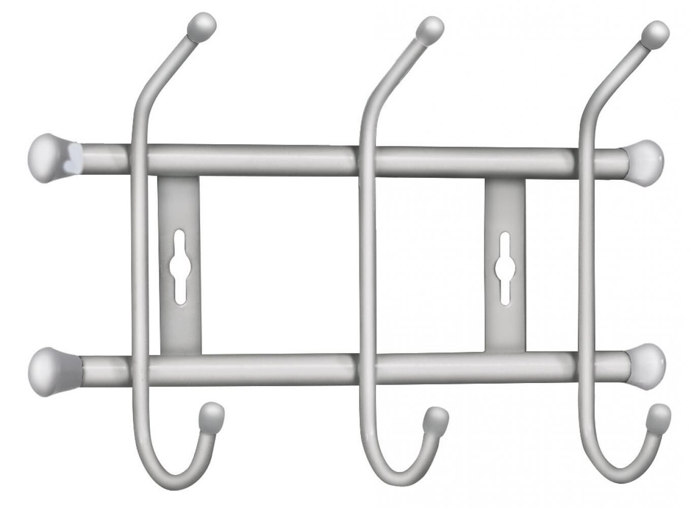 Вешалки трехрожковые стальные с гальванопокрытием 285х80х25 мм