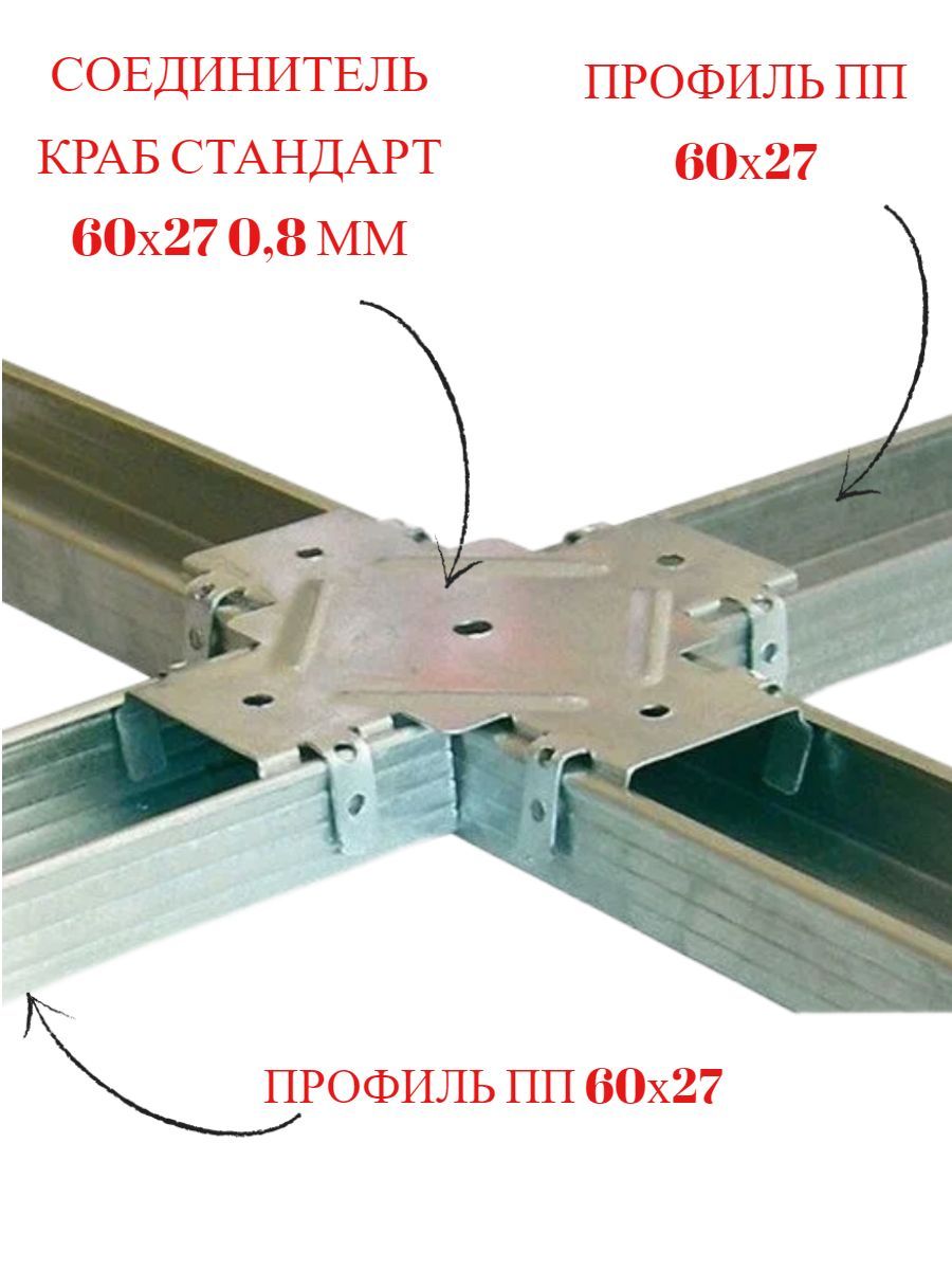 Соединитель профилей краб. Соединитель одноуровневый для профиля ПП 60*27(краб). Соединитель профиля 60х27 одноуровневый. Соединитель профиля 60х27 одноуровневый торцевой. Соединитель одноуровневый ПП 60х27 Standers.