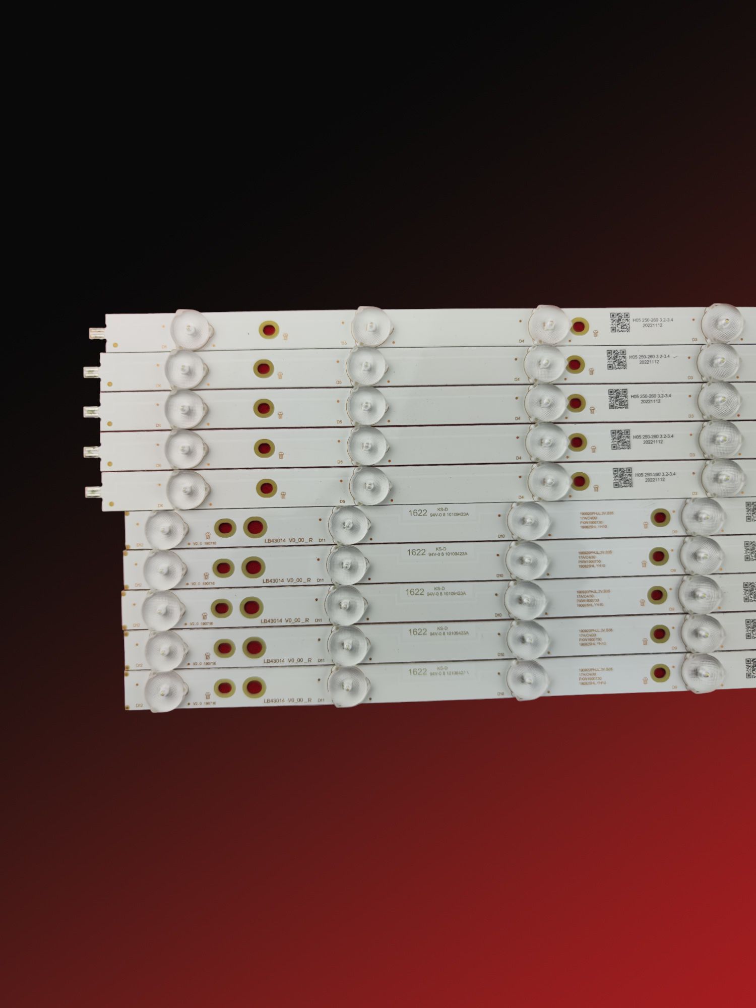Подсветка для PHILIPS 43PUT6101/12 43PUT6101/60 43PUS6401/12 43PUS6401/60 43PUS6101/12 43PUS6201/12 43PUS6501/12 43PUH6101/88 43PUS7202/12; GJ-2K16-430-D512; GJ-2K15-430-D512
