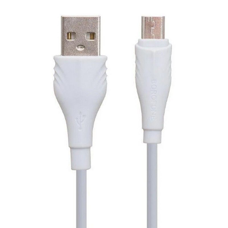 borofoneКабельдлямобильныхустройствUSB2.0Type-A/micro-USB2.0Type-A,1м,белый