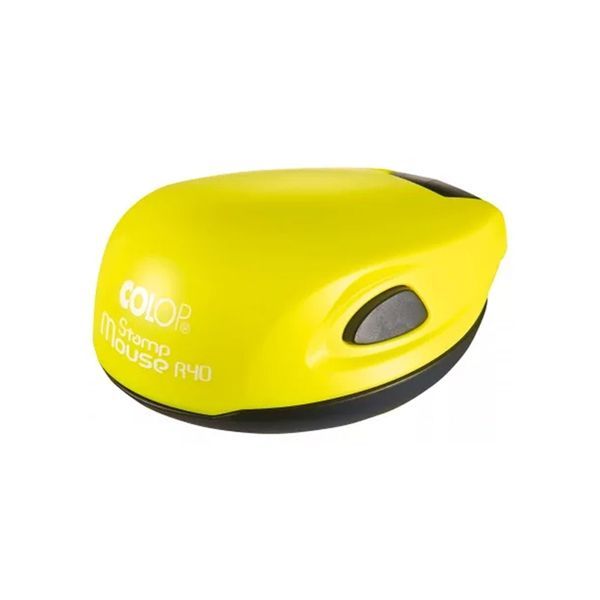 Оснастка для печати карманная Colop Stamp Mouse R40, цвет ЖЕЛТЫЙ НЕОН