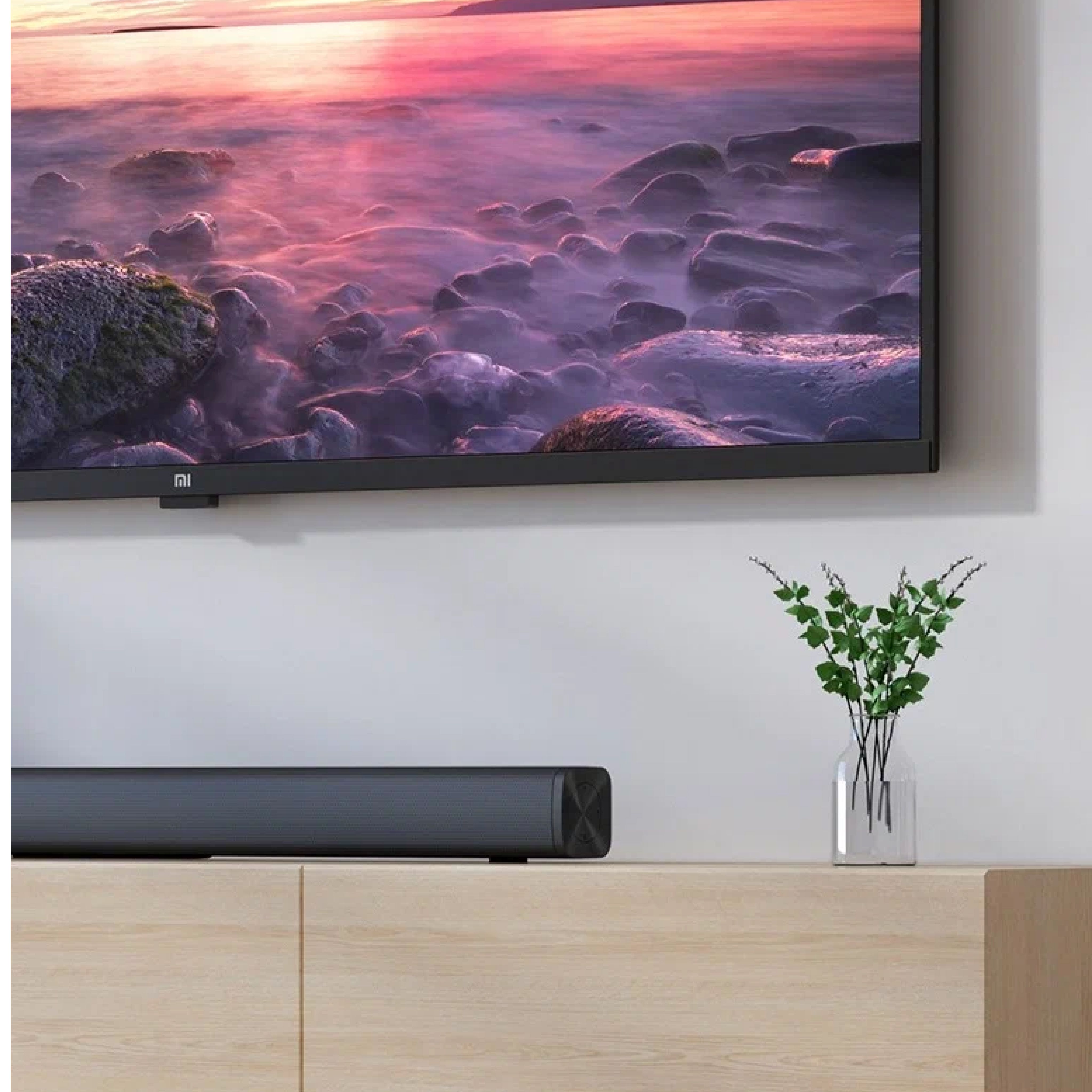 Саундбар под ТВ. Саундбар над телевизором. Саундбар Xiaomi Redmi TV Soundbar, 2 колонки, черный. Телевизор Redmi x65 2024 купить.