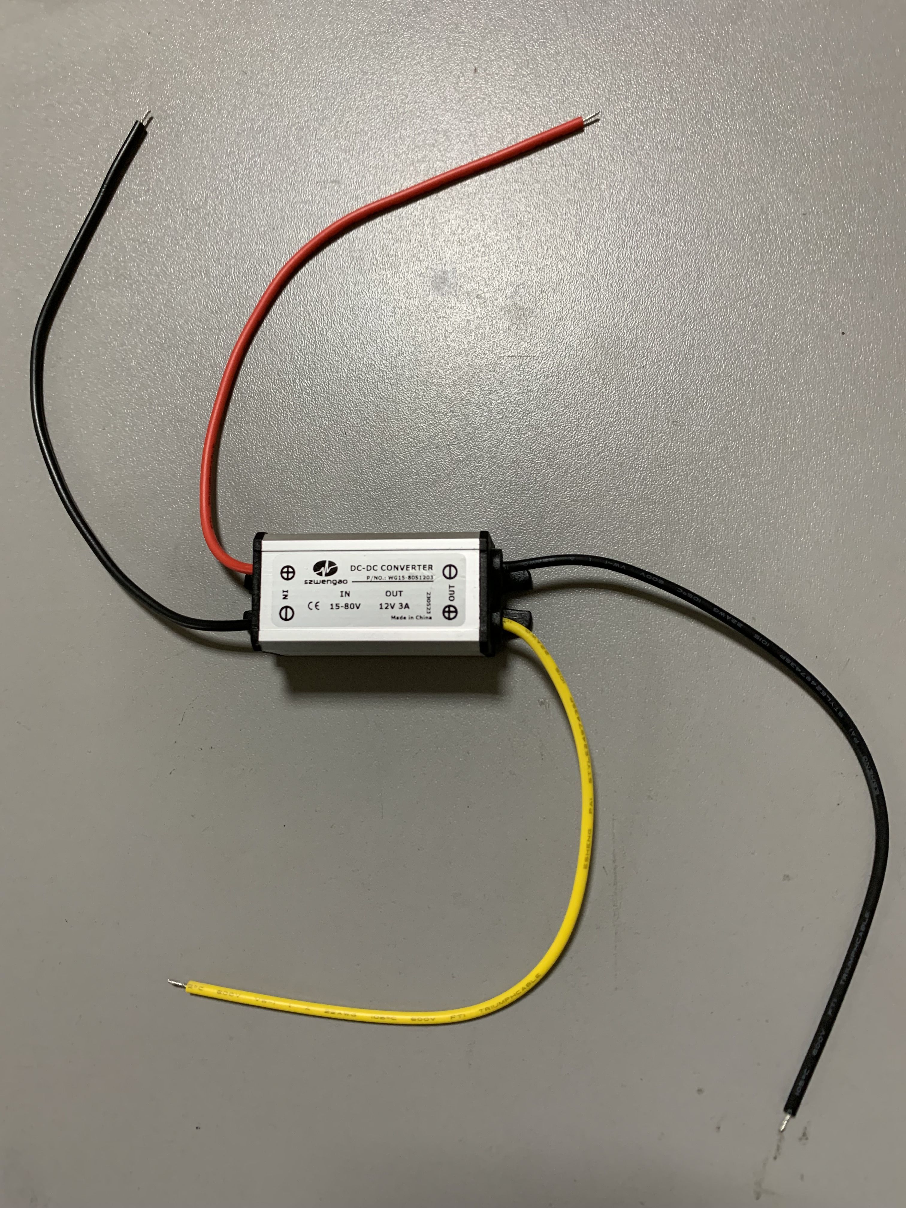 Понижающий преобразователь постоянного тока DC-DC (15-80 V) - 12V 3A