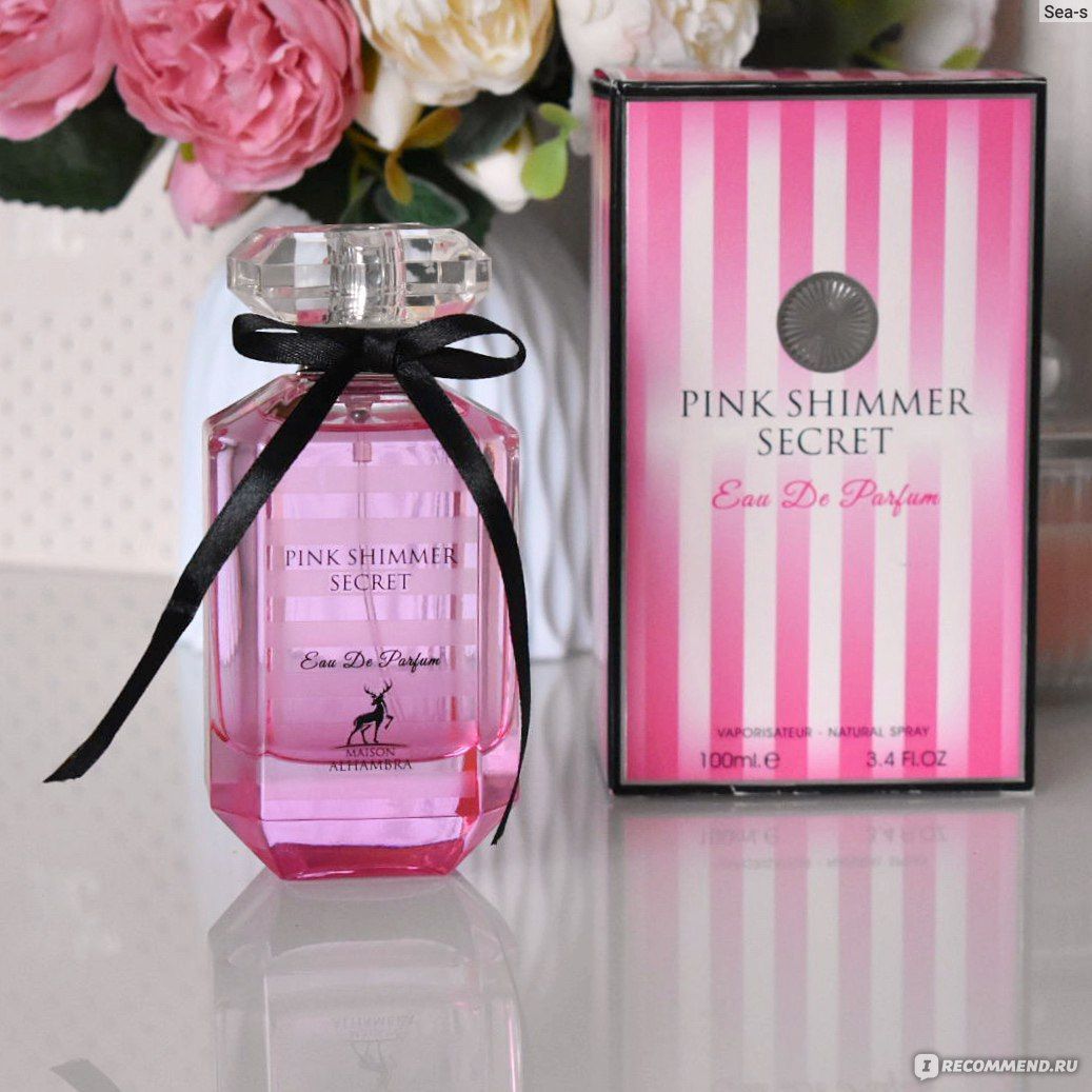 Пинк шиммер. Мейсон Альхамбра Парфюм. Maison Alhambra Pink Shimmer Secret. Maison Alhambra духи женские. Пинк Шиммер секрет.