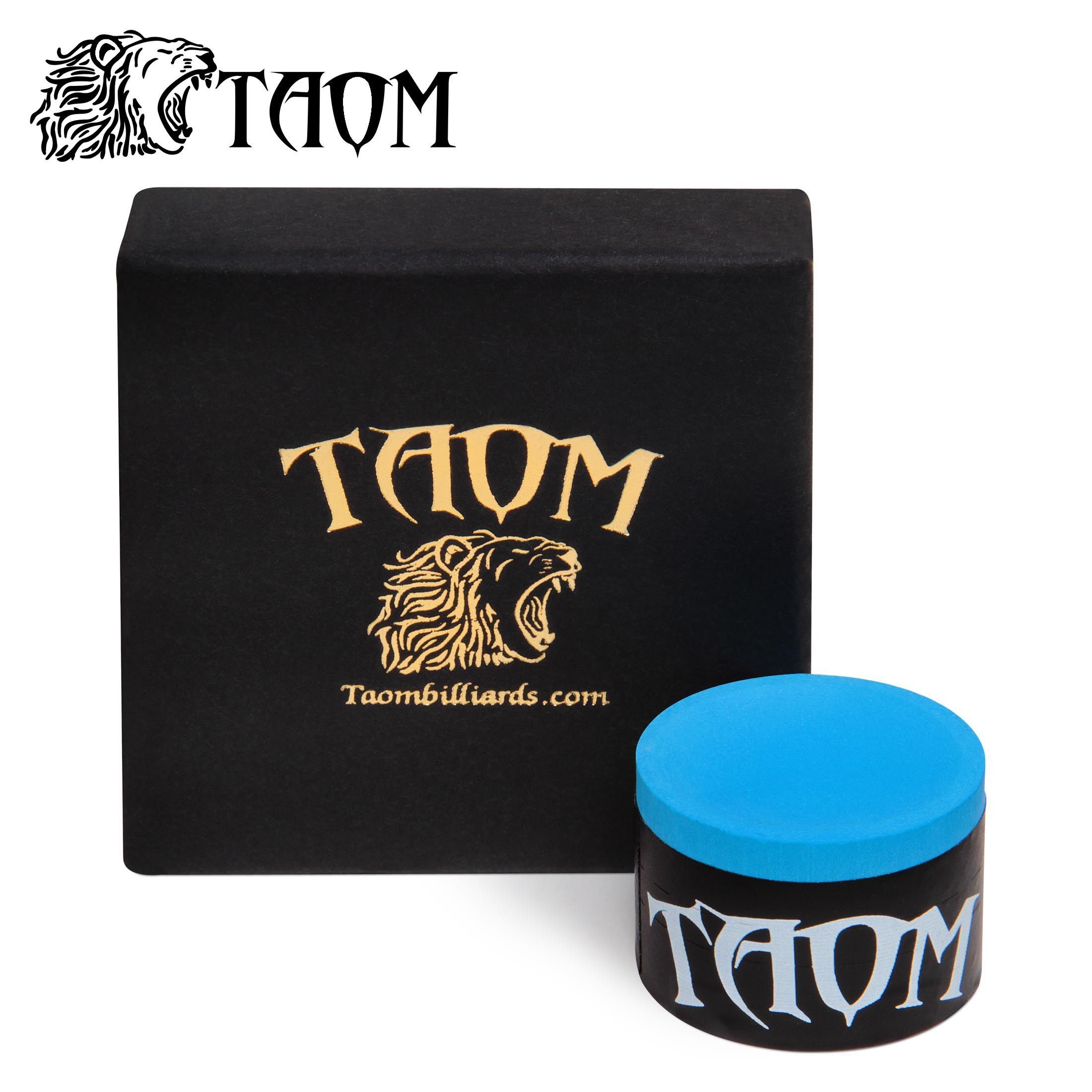 Мел для бильярда Taom Pyro Chalk Blue в индивидуальной коробке, 1 шт.