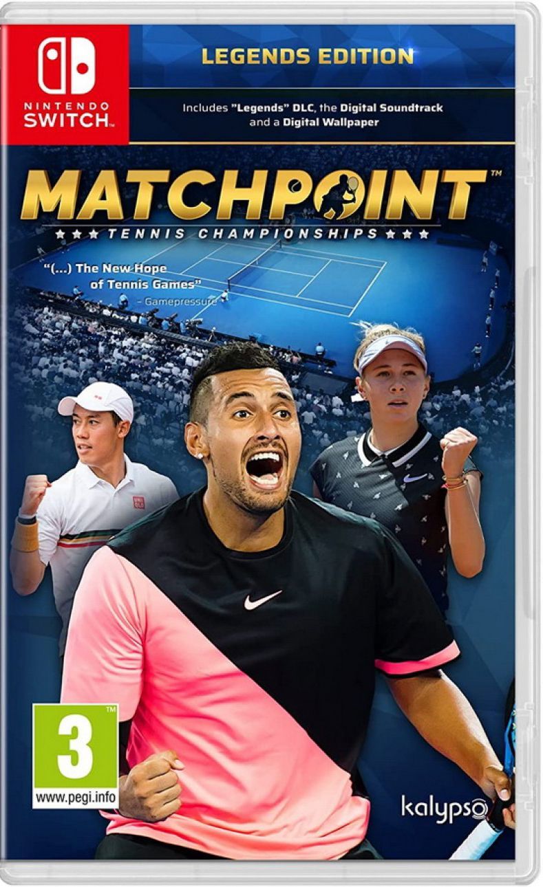 Игра Matchpoint: Tennis Championships - Legends Edition (Nintendo Switch, Русские субтитры)