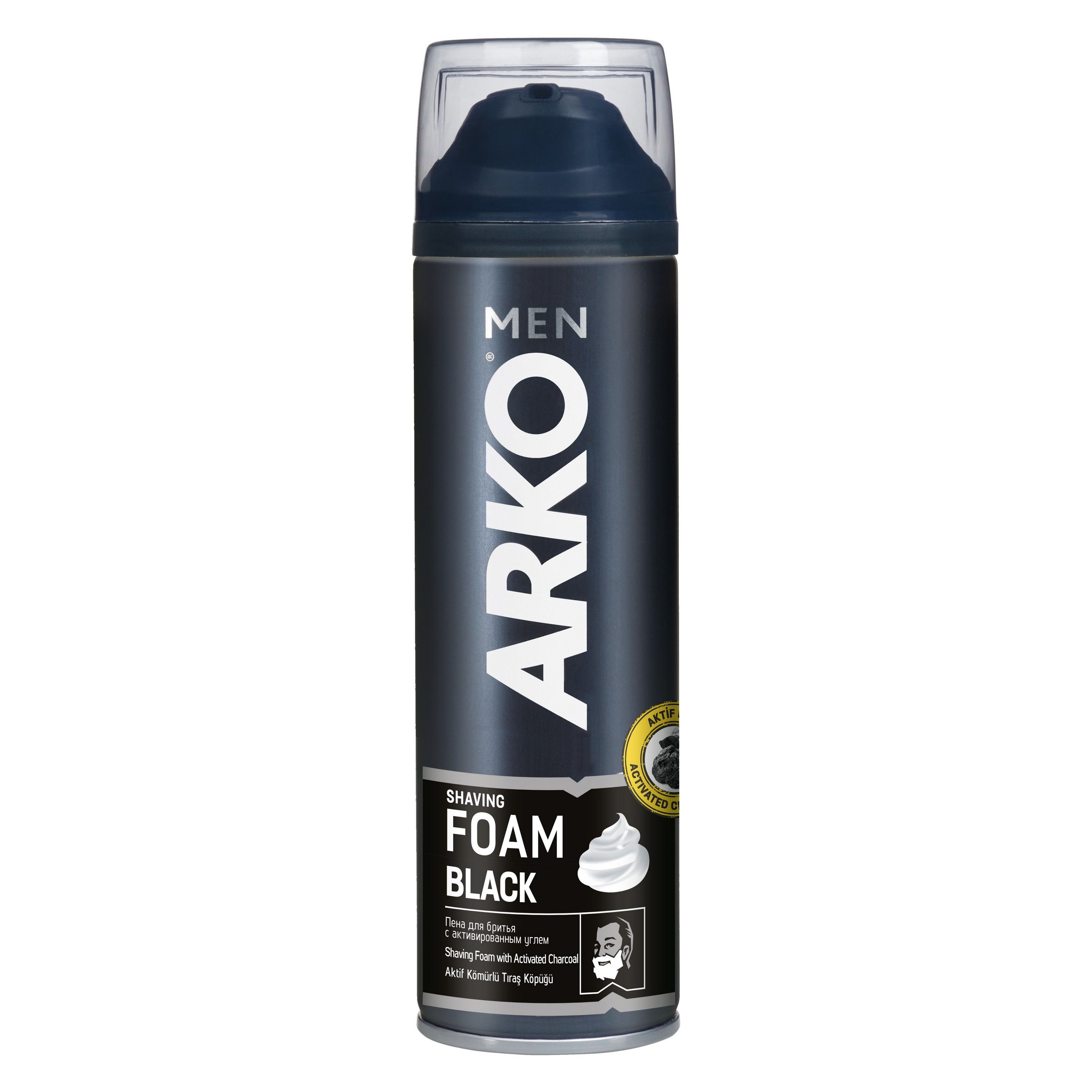 Пена для бритья Arko men shaving Foam Black мужская 200 мл