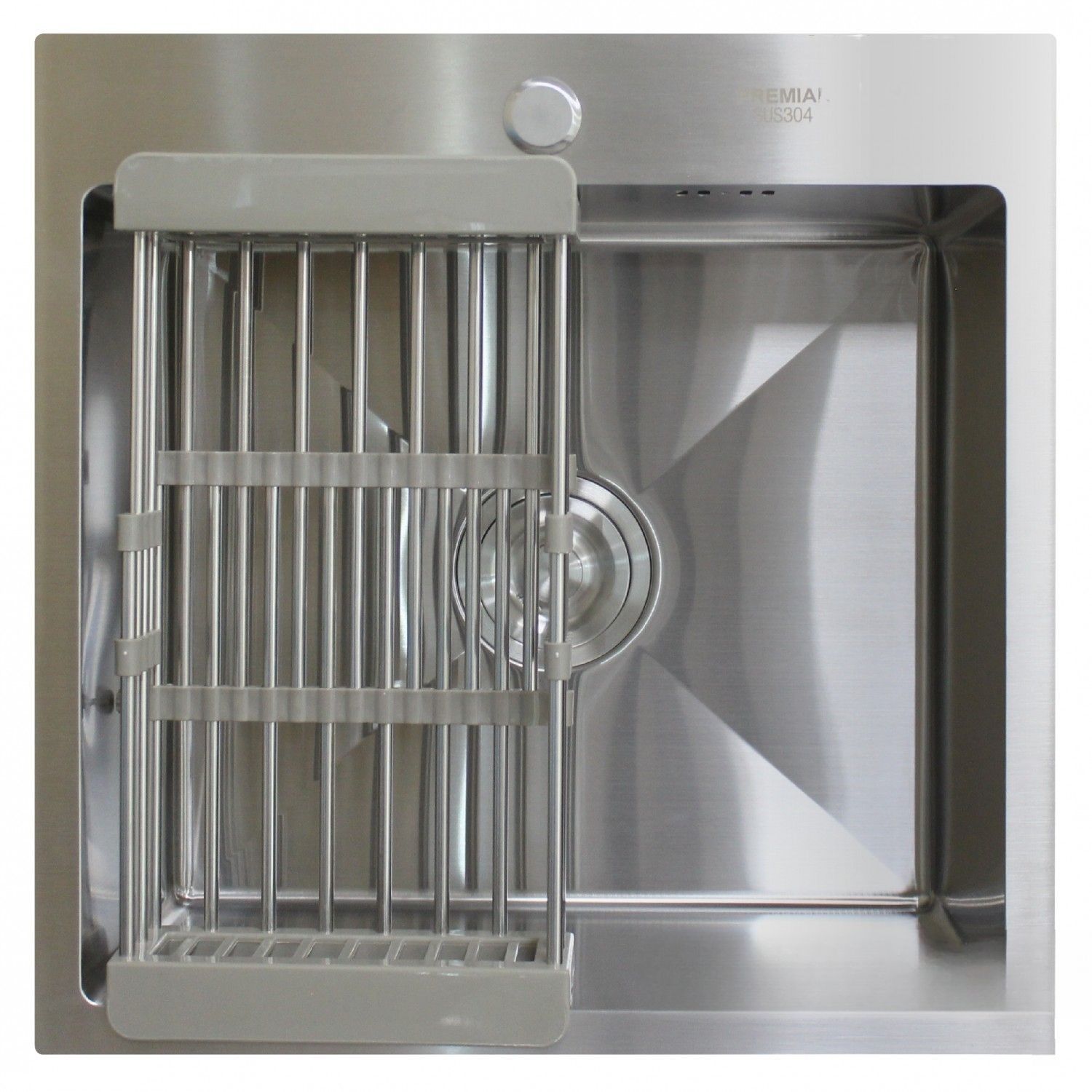 Мойка для кухни premial 500х500 мм нержавеющая сталь 3 мм цвет сатин pr5050