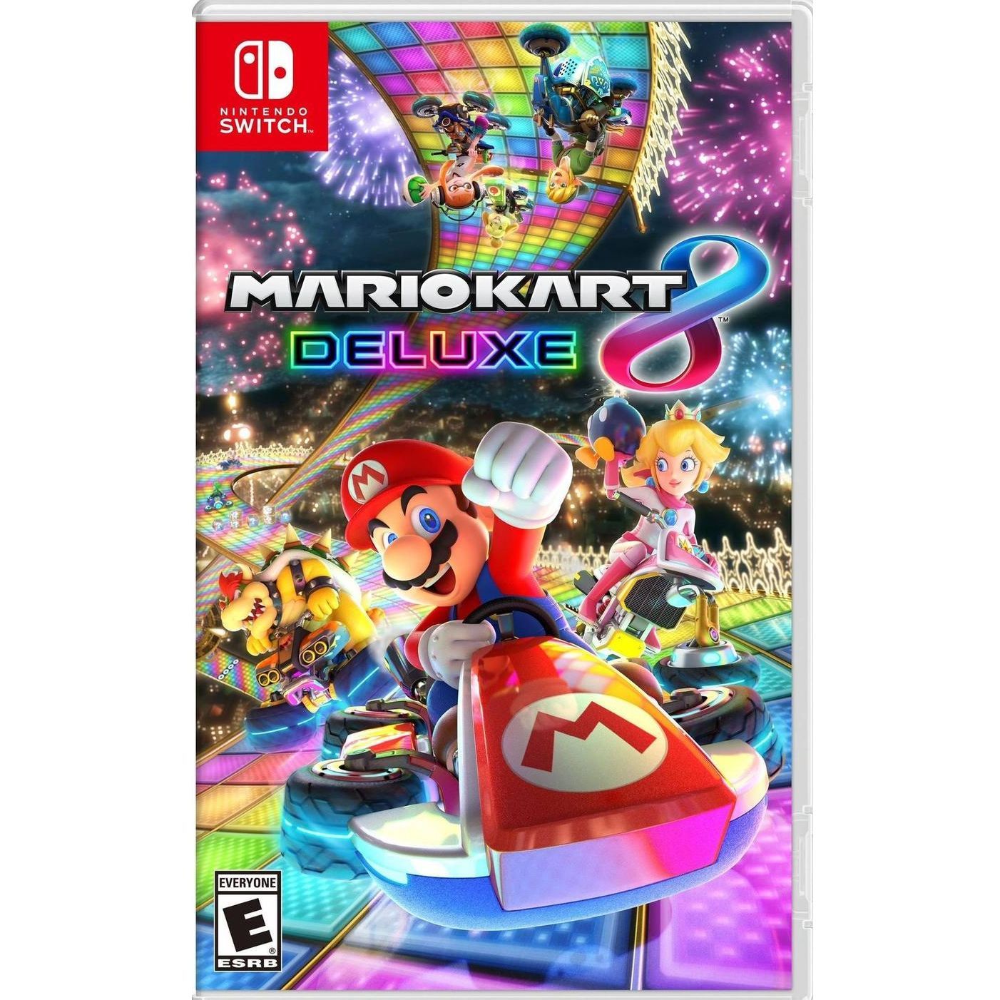 Игра Mario Kart 8 Deluxe Edition для Nintendo Switch, картридж - купить по  выгодной цене в интернет-магазине OZON (1160187345)