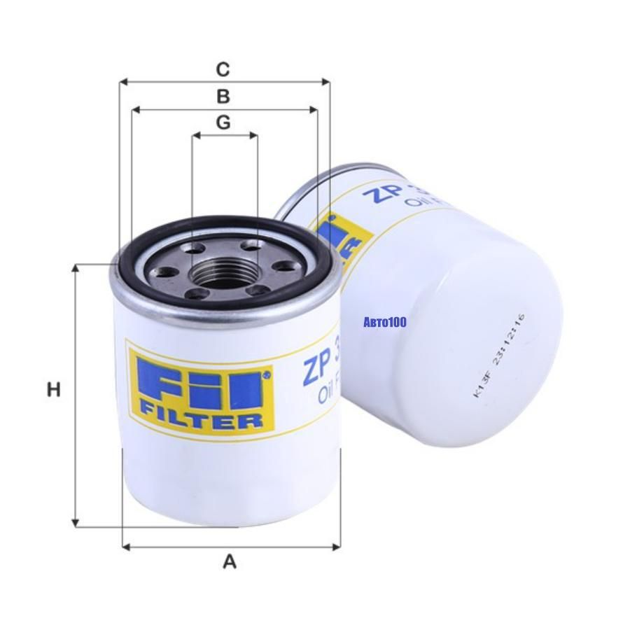 фильтр масляный fil filter