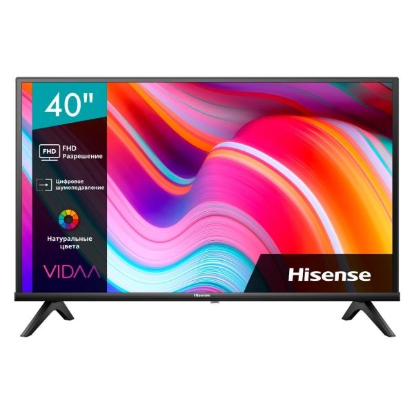 HisenseТелевизор40A4K40"FullHD,черный