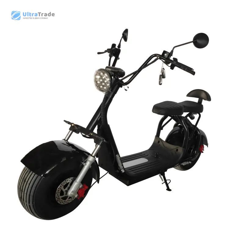 Электроскутер черный Citycoco Electric Scooter 20Ah 2000W Black (HS2)