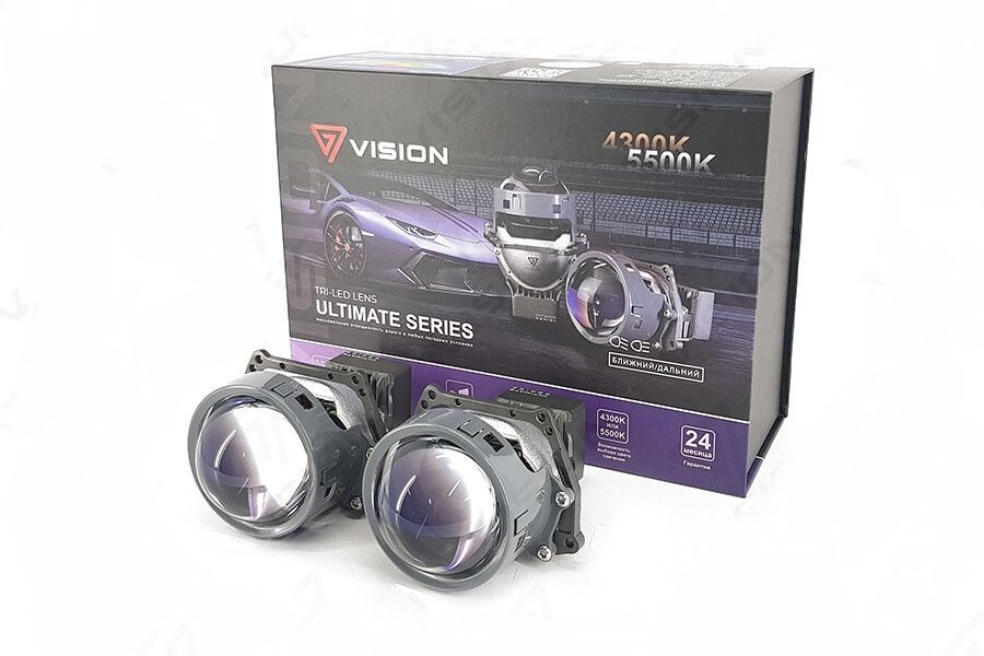 Би лед линзы Vision Advance. Vision Ultimate линзы. Vision Ultimate tri led. Bi Vision линзы led линза.